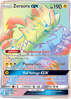 Pokemon Lost Thunder Zeraora-GX - 221