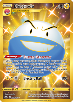 Pokemon Chilling Reign Electrode - 222