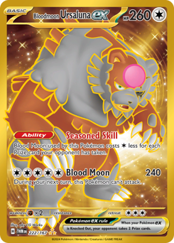Pokemon Twilight Masquerade Bloodmoon Ursaluna ex - 222