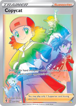 Pokemon Evolving Skies Copycat - 222