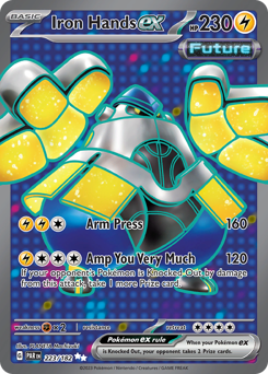 Pokemon Paradox Rift Iron Hands ex - 223