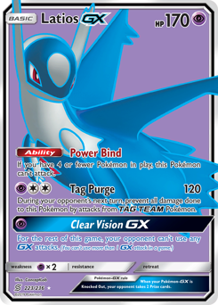Pokemon Unified Minds Latios-GX - 223