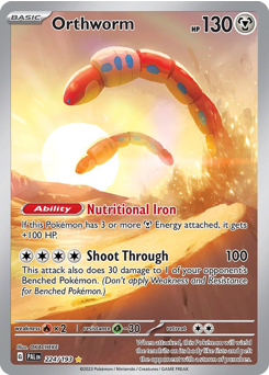 Pokemon Paldea Evolved Orthworm - 224