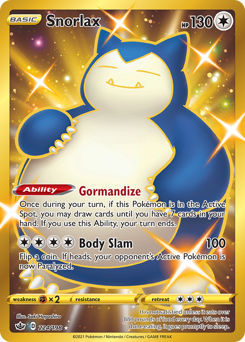 Pokemon Chilling Reign Snorlax - 224