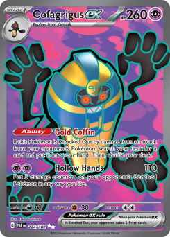 Pokemon Paradox Rift Cofagrigus ex - 224