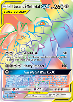 Pokemon Unbroken Bonds Lucario & Melmetal-GX - 224