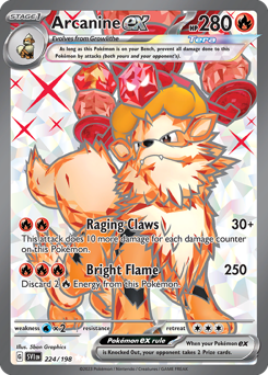 Pokemon Scarlet & Violet Arcanine ex - 224