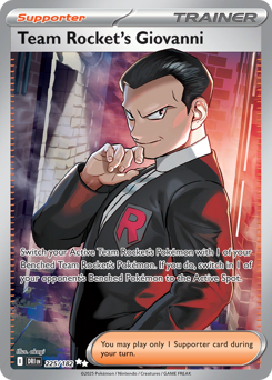 Pokemon Destined Rivals Team Rocket's Giovanni - 225