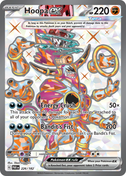 Pokemon Paradox Rift Hoopa ex - 226