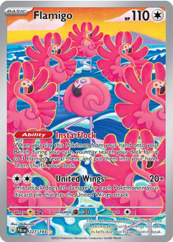 Pokemon Paldea Evolved Flamigo - 227