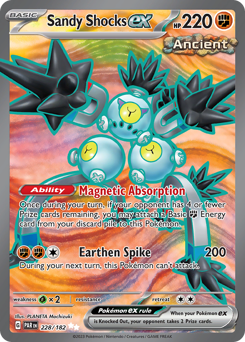 Pokemon Paradox Rift Sandy Shocks ex - 228