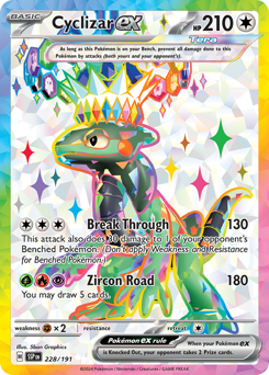 Pokemon Surging Sparks Cyclizar ex - 228