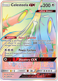 Pokemon Unbroken Bonds Celesteela-GX - 228