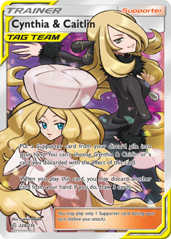 Pokemon Cosmic Eclipse Cynthia & Caitlin - 228