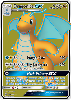 Pokemon Unified Minds Dragonite-GX - 229