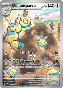 Pokemon Paldea Evolved Dudunsparce - 229