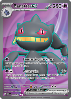 Pokemon Scarlet & Violet Banette ex - 229