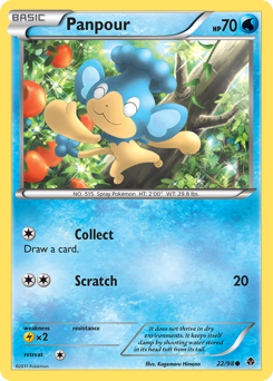 Pokemon Emerging Powers Panpour - 22