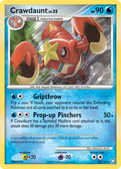 Pokemon Legends Awakened Crawdaunt - 22