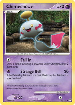 Pokemon Mysterious Treasures Chimecho - 22