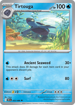 Pokemon Black Bolt Tirtouga - 22
