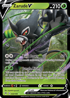 Pokemon Vivid Voltage Zarude V - 22