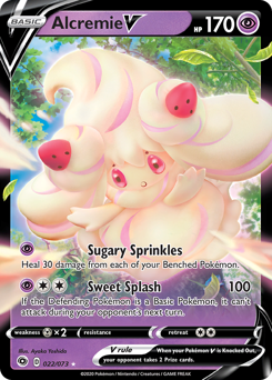 Pokemon Champion's Path Alcremie V - 22