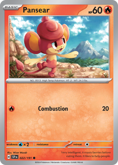 Pokemon Surging Sparks Pansear - 22
