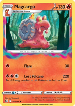 Pokemon Lost Origin Magcargo - 22