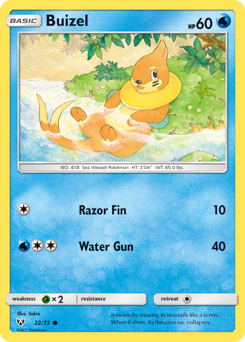 Pokemon Shining Legends Buizel - 22