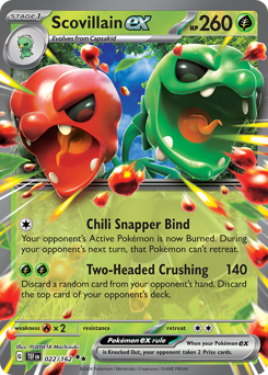 Pokemon Temporal Forces Scovillain ex - 22