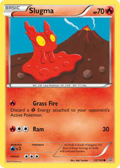 Pokemon Primal Clash Slugma - 22