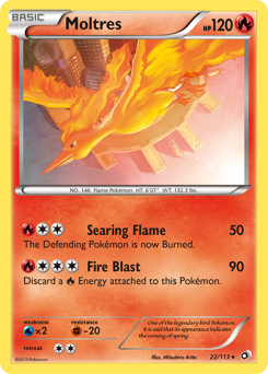 Pokemon Legendary Treasures Moltres - 22