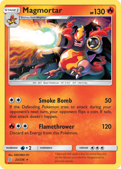 Pokemon Unified Minds Magmortar - 22