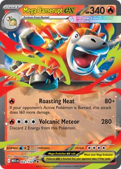 Pokemon Mega Evolution Mega Camerupt ex - 22