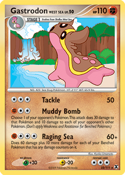 Pokemon Rising Rivals Gastrodon West Sea - 22