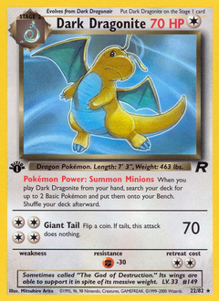 Pokemon Team Rocket Dark Dragonite - 22