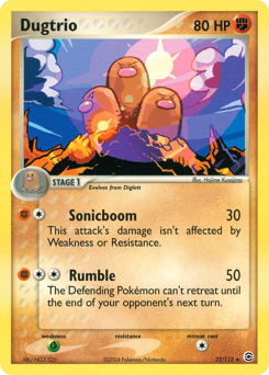 Pokemon FireRed & LeafGreen Dugtrio - 22