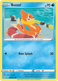 Pokemon Shining Fates Buizel - 22