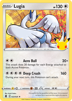 Pokemon Celebrations Lugia - 22