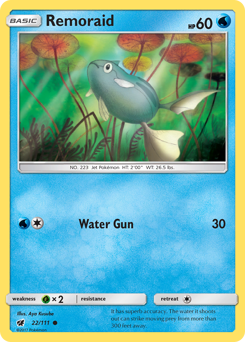 Pokemon Crimson Invasion Remoraid - 22