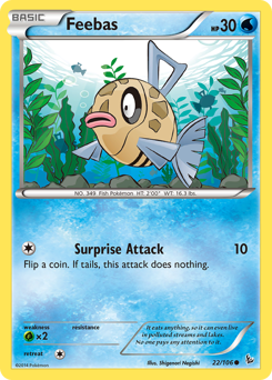 Pokemon Flashfire Feebas - 22