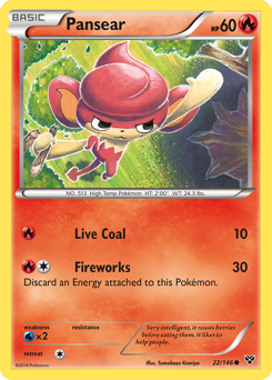 Pokemon XY Pansear - 22