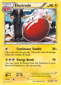 Pokemon Roaring Skies Electrode - 22