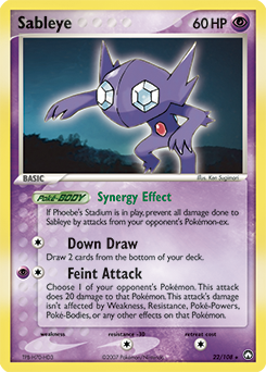 Pokemon Power Keepers Sableye - 22