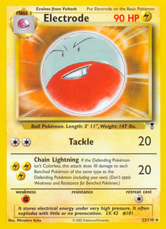 Pokemon Legendary Collection Electrode - 22