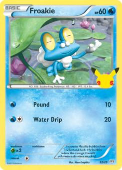 Pokemon McDonald's Collection 2021 Froakie - 22