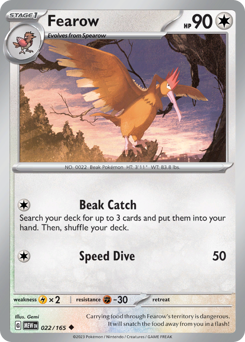 Pokemon 151 Fearow - 22