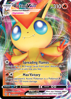 Pokemon Battle Styles Victini VMAX - 22