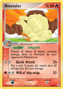 Pokemon Hidden Legends Ninetales - 22